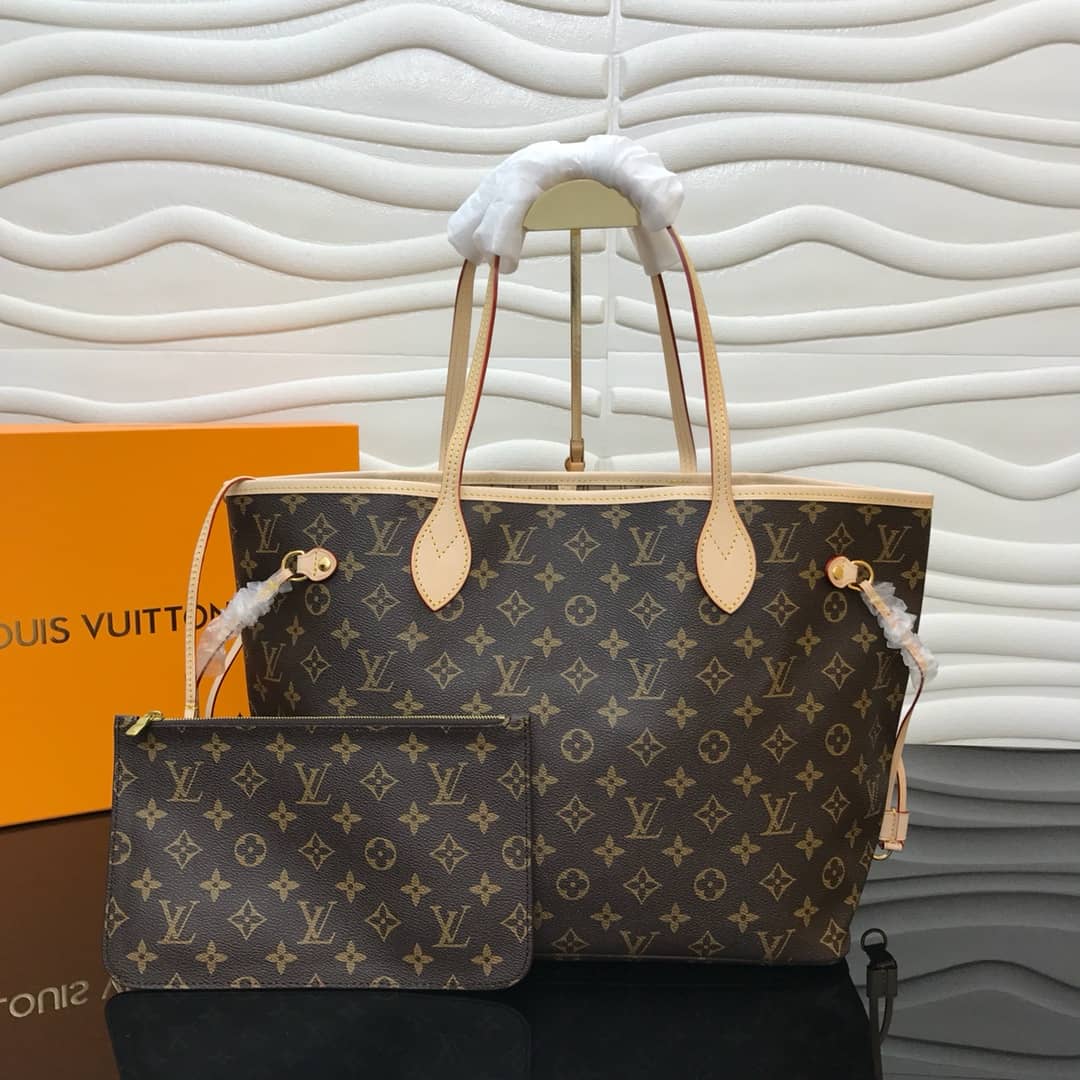 Best Replica Louis Vuitton Monogram Neverfull MM Bag Replica M40995 - Colareps