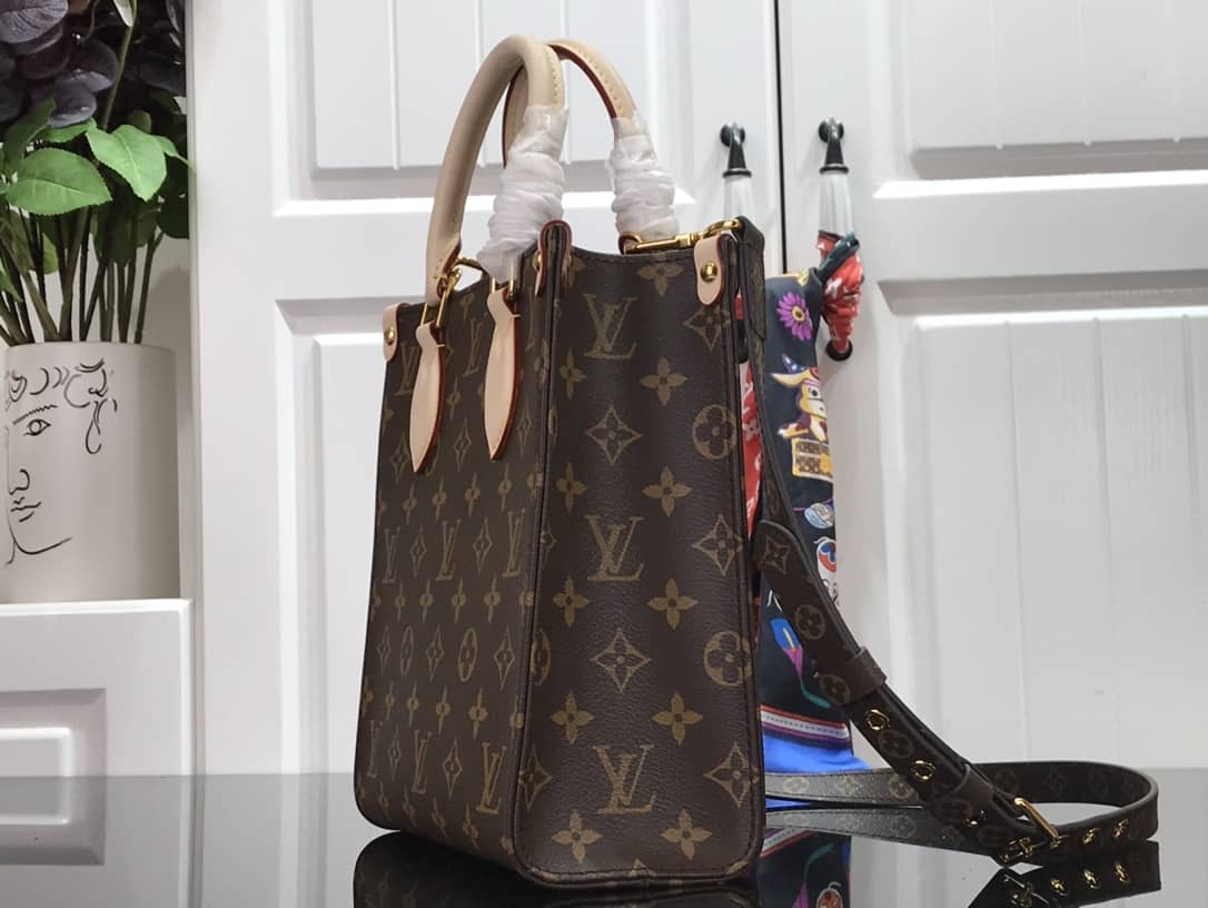 Best Replica LV Tote Dupe Monogram Sac Plat Petit Tote Replica M45847 - Colareps