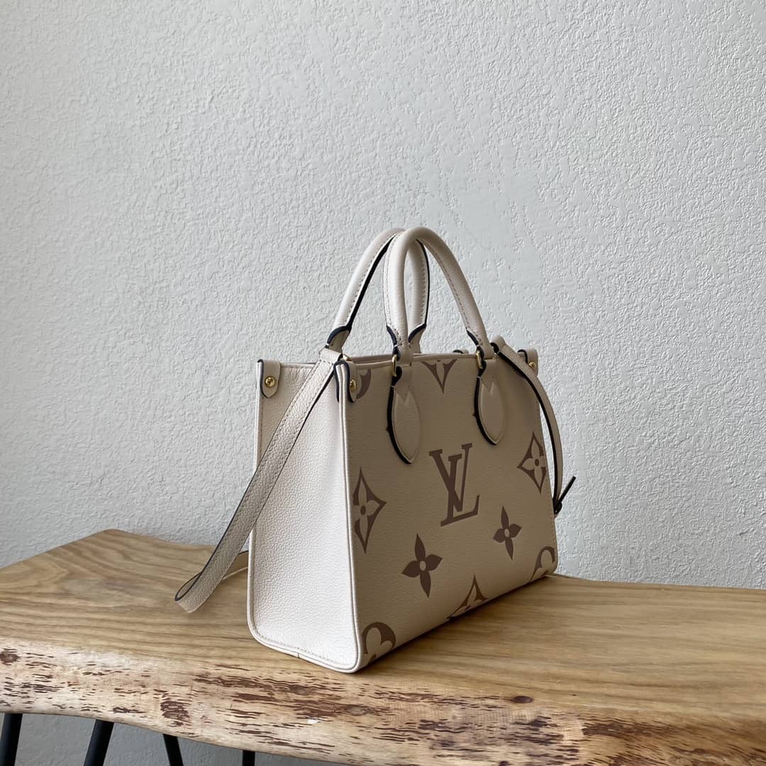 Best Replica Louis Vuitton Mini Onthego Tote Replica White M45560 - Colareps