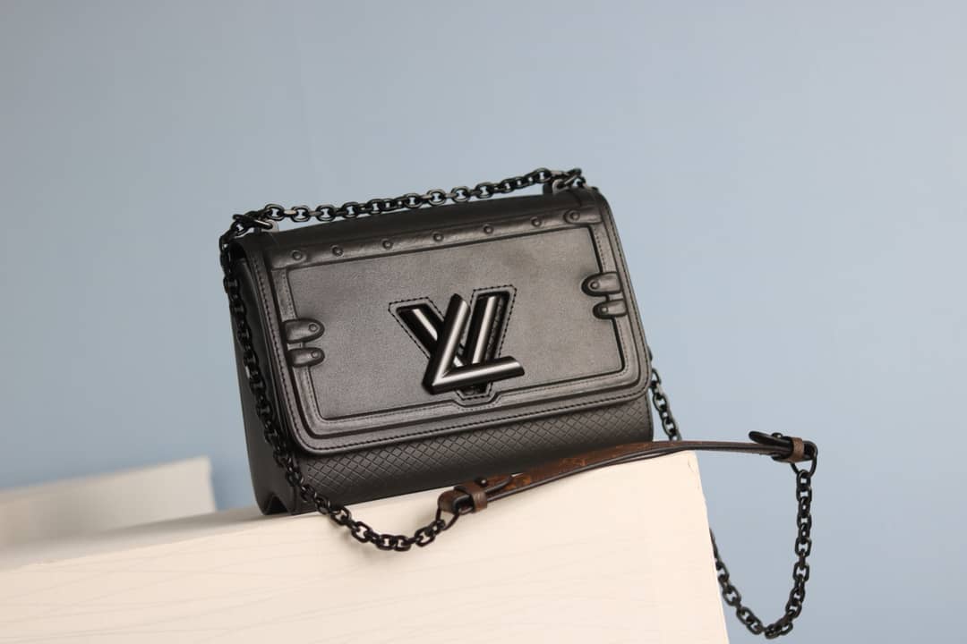 Best Replica Louis Vuitton Twist Epi Handbag Replica Black M50320 - Colareps