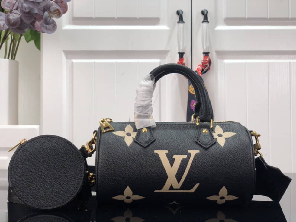 Best Replica Louis Vuitton Papillon BB Bicolour Monogram Empreinte Leather M46031 Replica Shoulder Bag - Colareps