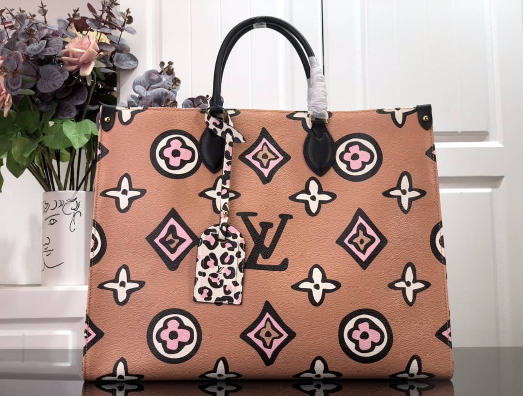 Best Replica Louis Vuitton Onthego GM Hobo Replica Pink M45815 - Colareps