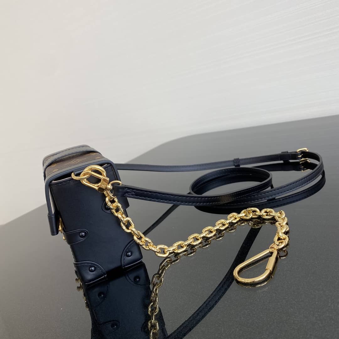 Best Replica Louis Vuitton Mini Trunk Monogram Canvas Key Chain Replica Bag 44188M - Colareps
