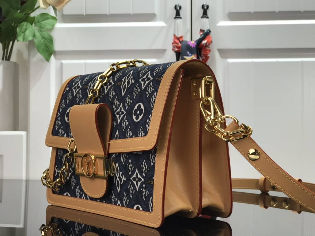 Best Replica Louis Vuitton Since 1854 Dauphine MM Replica Bag M57499 - Colareps