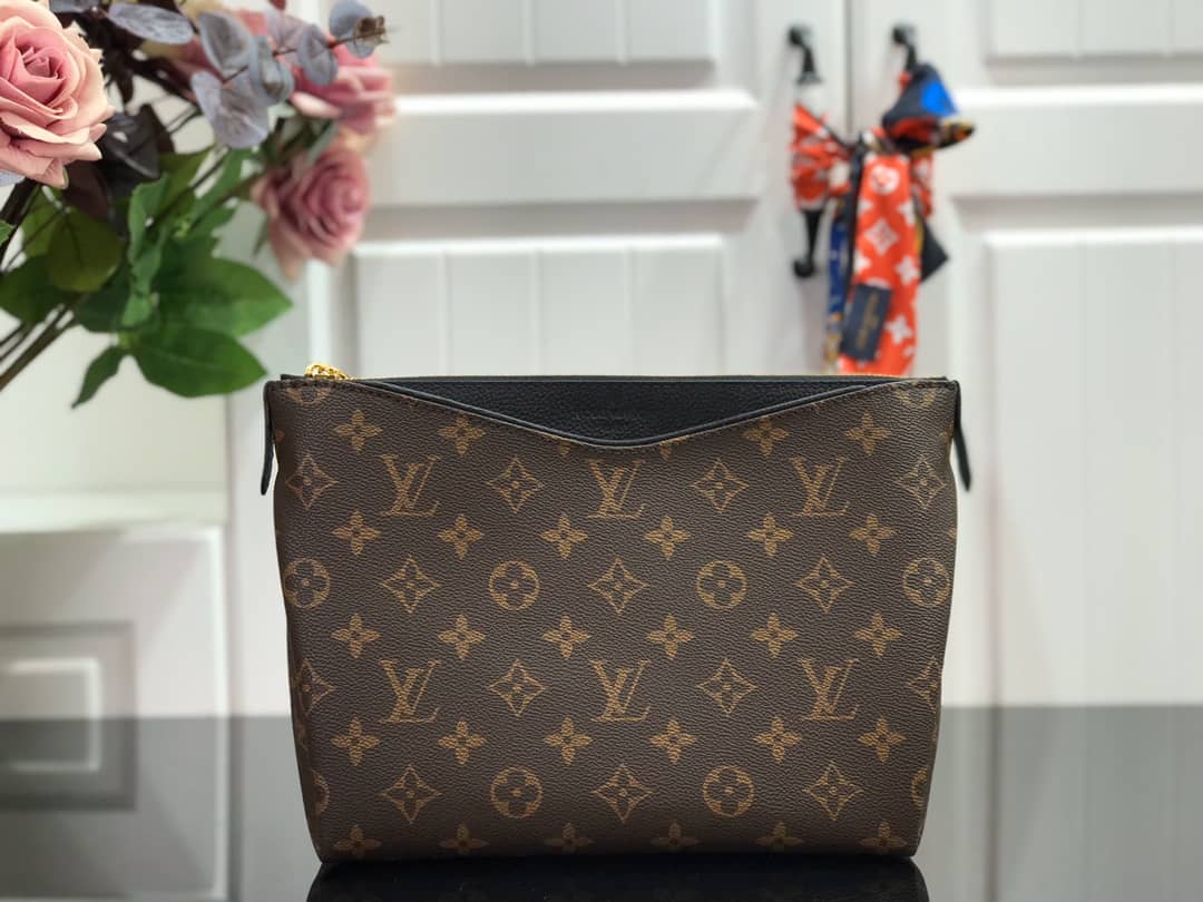Best Replica Louis Vuitton Pallas Beauty Case Monogram Canvas Replica Black M64123 - Colareps