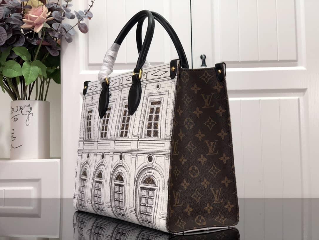 Best Replica Louis Vuitton Fornasetti On The Go MM Bag Replica M59264 - Colareps