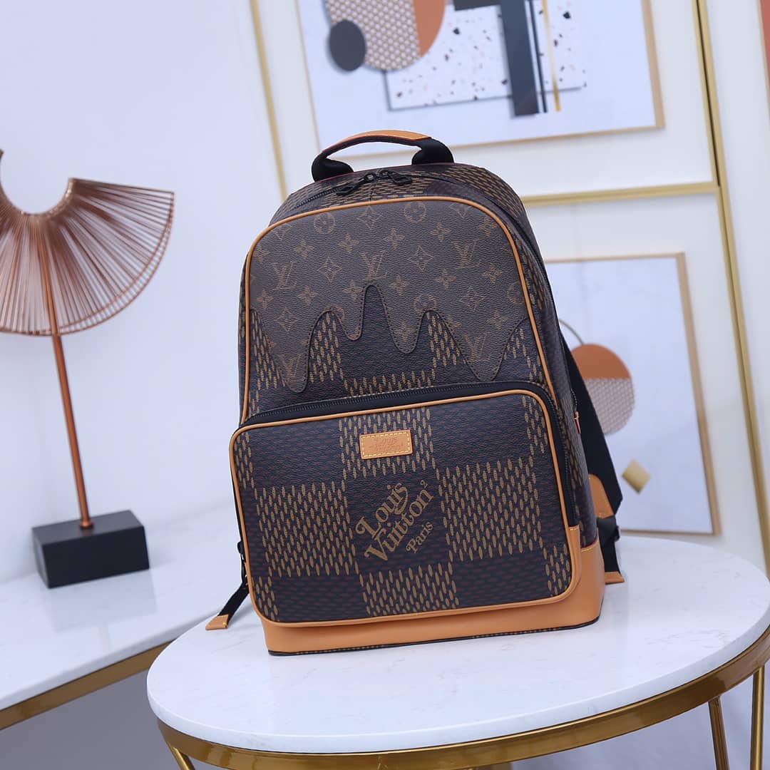 Best Replica LV Backpack Replica x Nigo Damier Giant Campus N40380 - Colareps