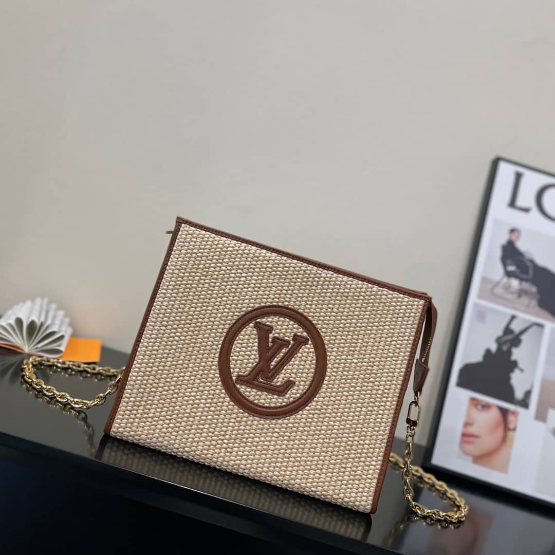 Best Replica Louis Vuitton Toiletry Pouch on Chain Circle Logo M81366 Replica - Colareps