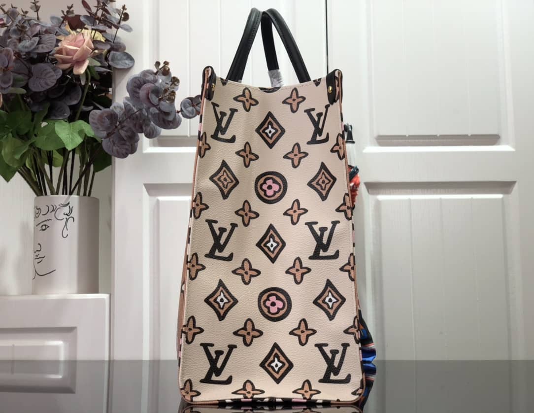 Best Replica Louis Vuitton Onthego GM Hobo Replica Pink M45815 - Colareps