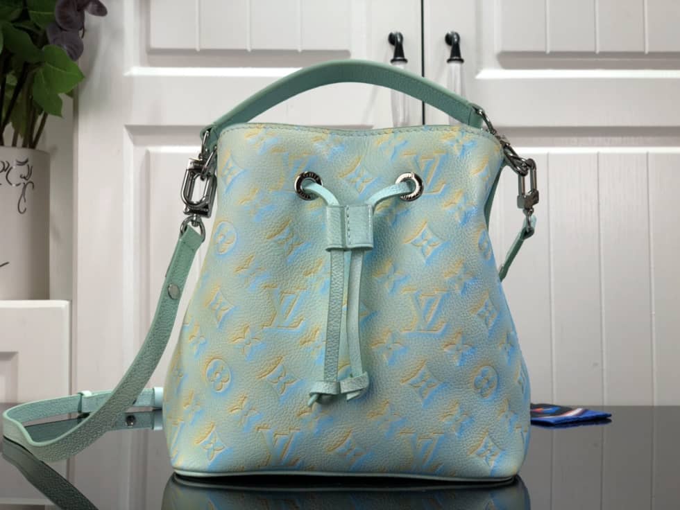 Best Replica Louis Vuitton Neonoe BB Green M46269 Replica Bucket Bag - Colareps