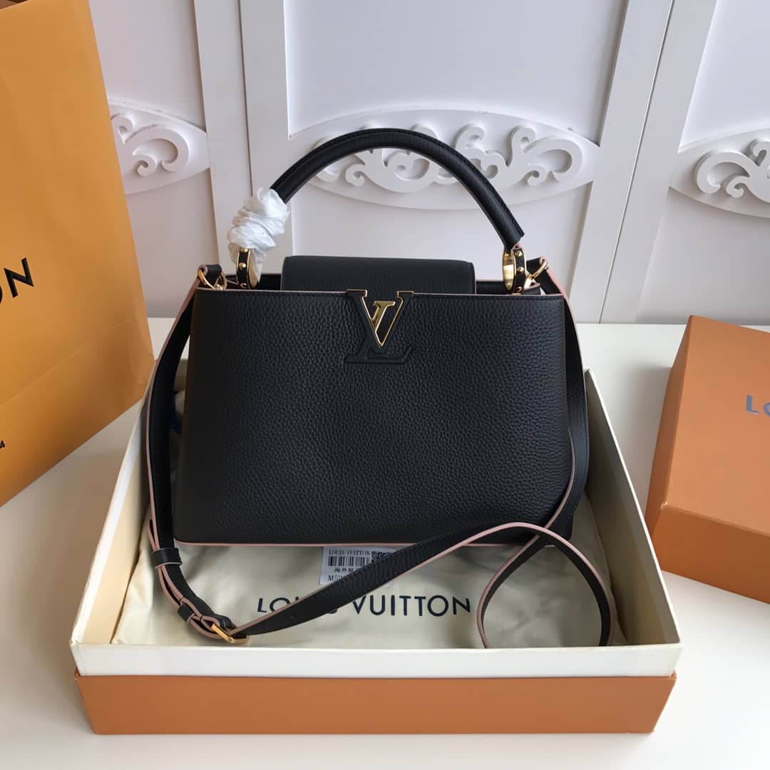 Best Replica Louis Vuitton Capucines BB Taurillon Leather Replica Bag M53854 - Colareps