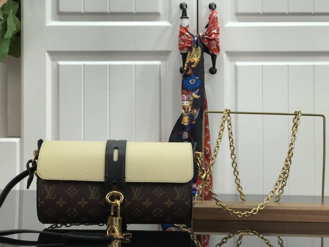 Best Replica Louis Vuitton Replica Glasses Case Epi Monogram White M43903 - Colareps