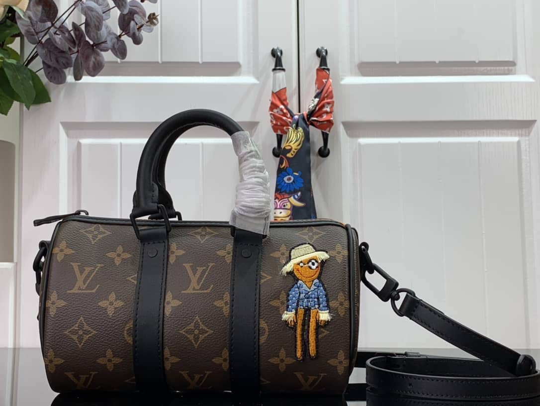 Best Replica Louis Vuitton Monogram Keepall XS Virgil Abloh Bag Replica M80201 - Colareps