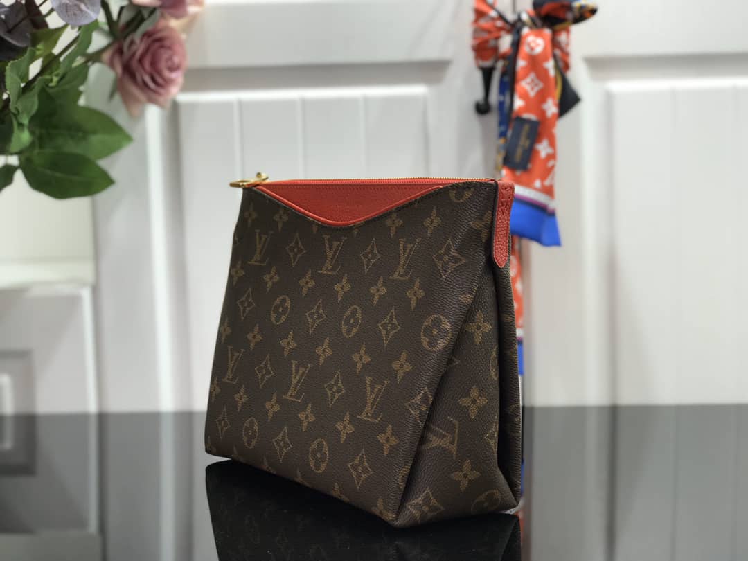 Best Replica Louis Vuitton Pallas Beauty Case Monogram Canvas Replica Red M64123 - Colareps