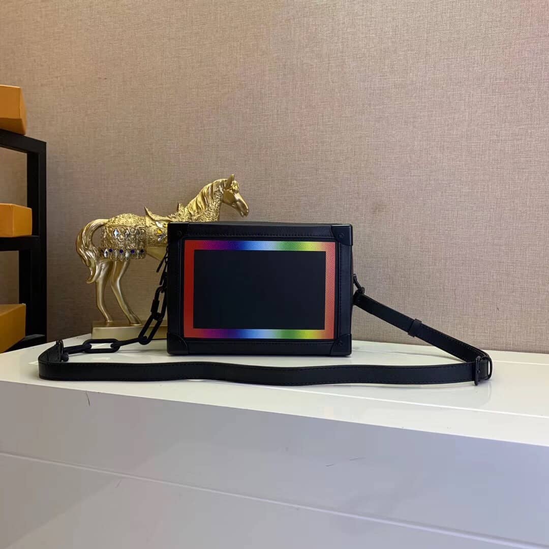 Best Replica Louis Vuitton Soft Trunk Taiga Leather Rainbow Replica M30341 - Colareps