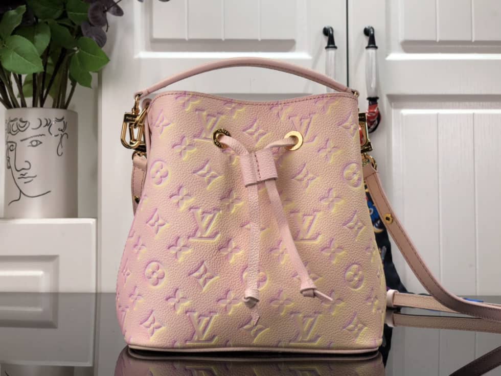 Best Replica Louis Vuitton Neonoe BB Pink M46174 Replica Bucket Bag - Colareps