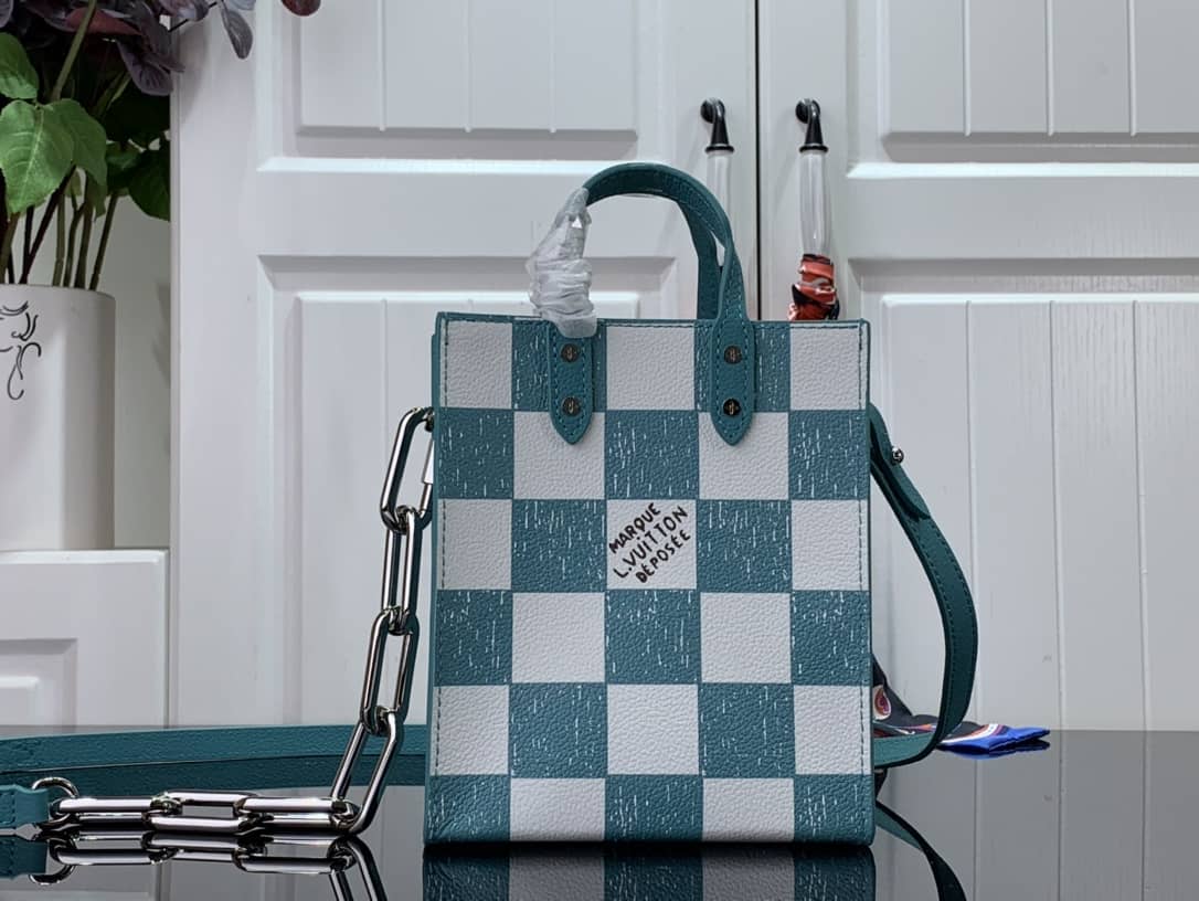 Best Replica Louis Vuitton Sac Plat Cowhide Leather  XS Bag Replica N60479 - Colareps