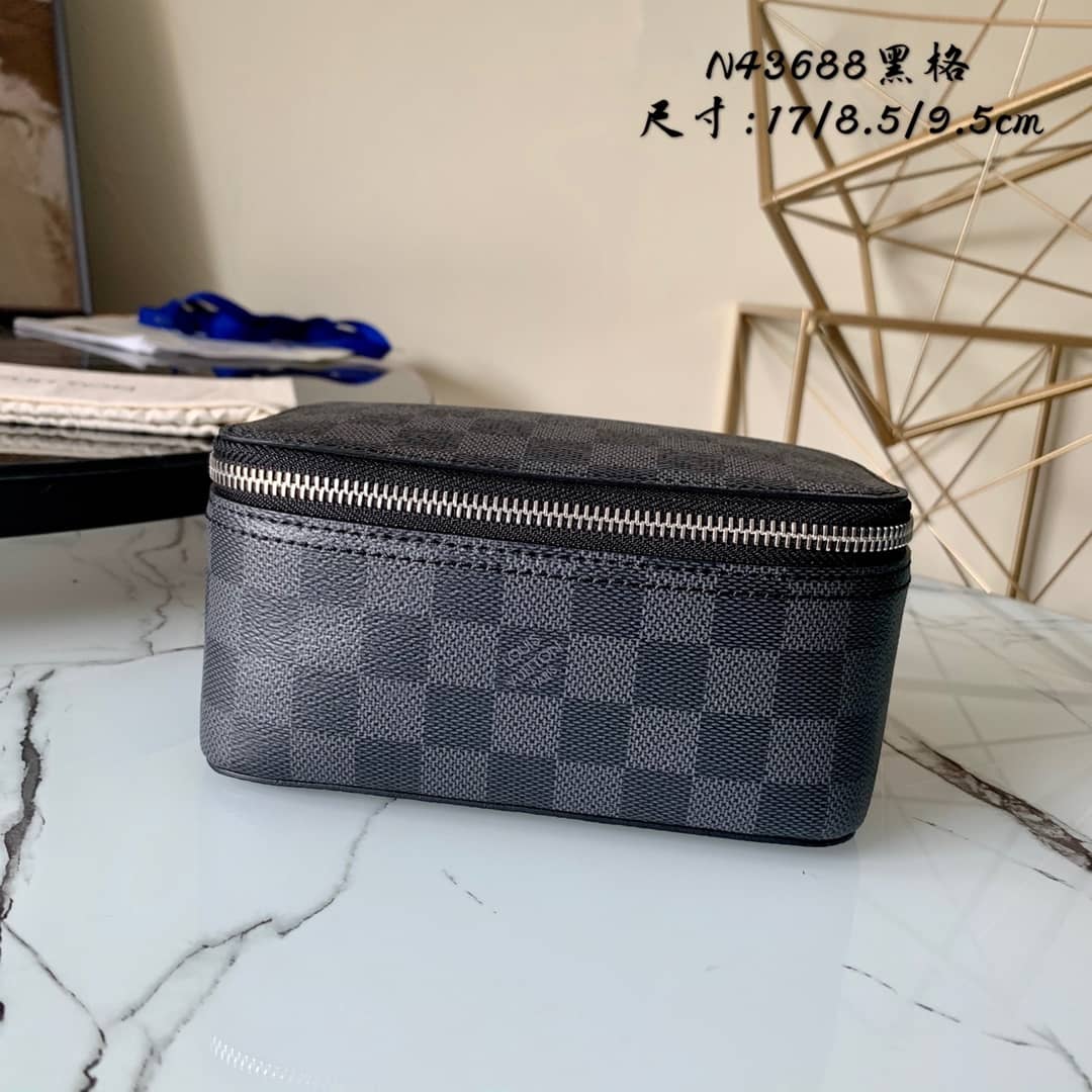 Best Replica Louis Vuitton Packing Cube PM Monogram Eclipse Canvas Bag Replica M43688 - Colareps
