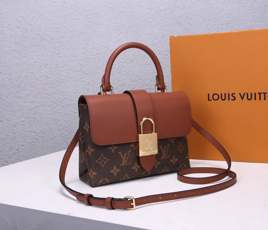 Best Replica Louis Vuitton Locky BB 2way Replica Shoulder Bag Brown M44141 - Colareps