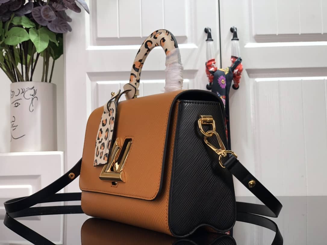 Best Replica Louis Vuitton Twist MM Epi Grained Leather Replica Bag M58689 - Colareps