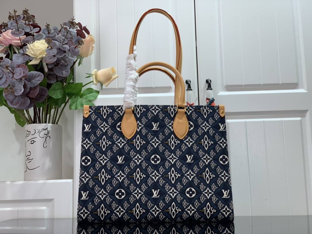 Best Replica LV Tote Dupe Since 1854 Onthego MM Tote Replica M57396 - Colareps