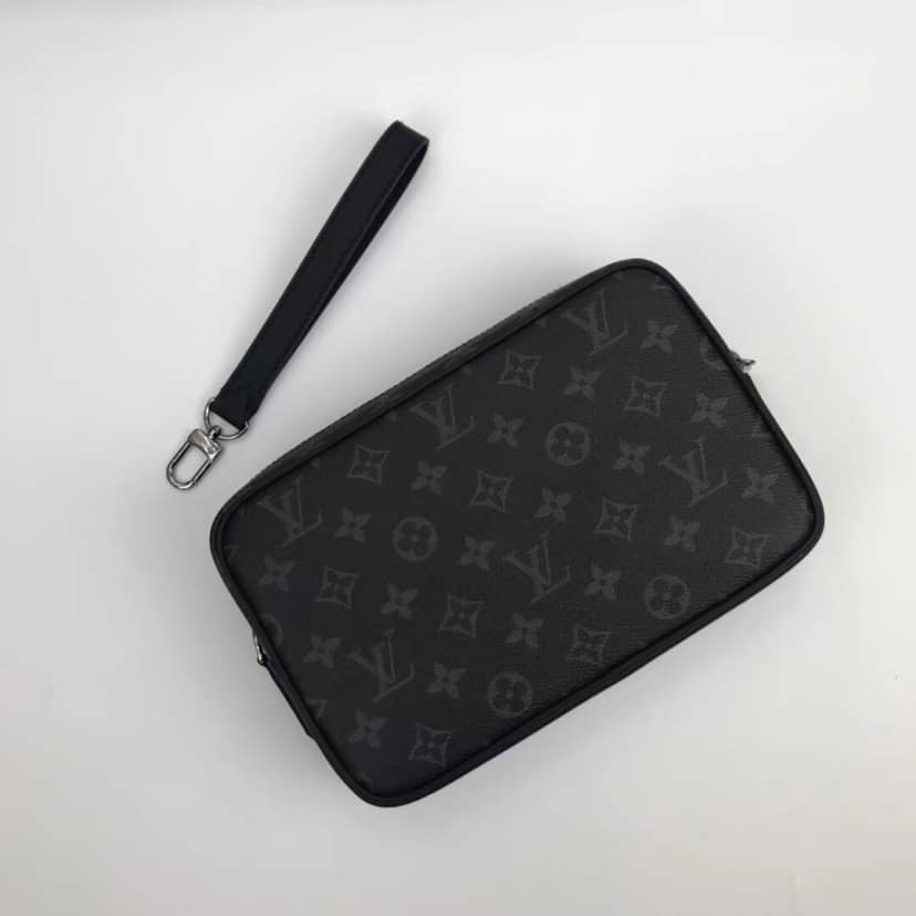Best Replica Louis Vuitton PM Monogram Eclipse Trousse Toilette Replica Pouch M43384 - Colareps