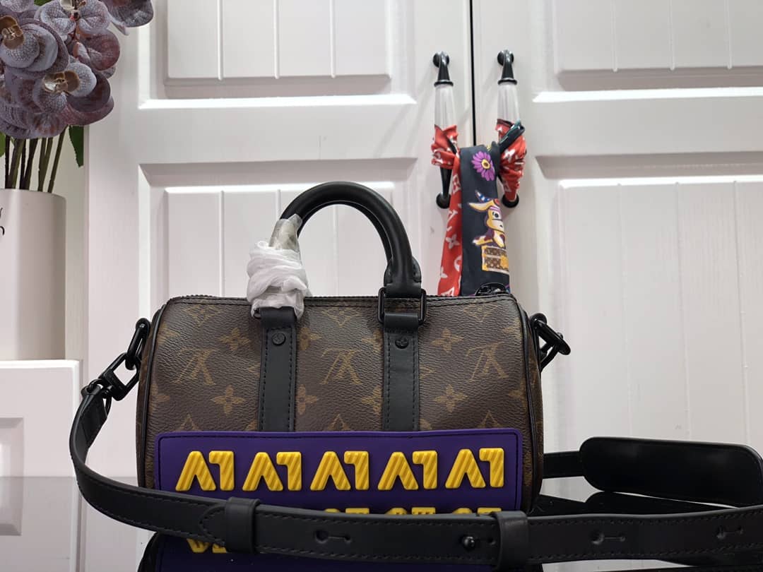 Best Replica Louis Vuitton Rubber Monogram Keepall XS 2Way Bag Replica M45788 - Colareps