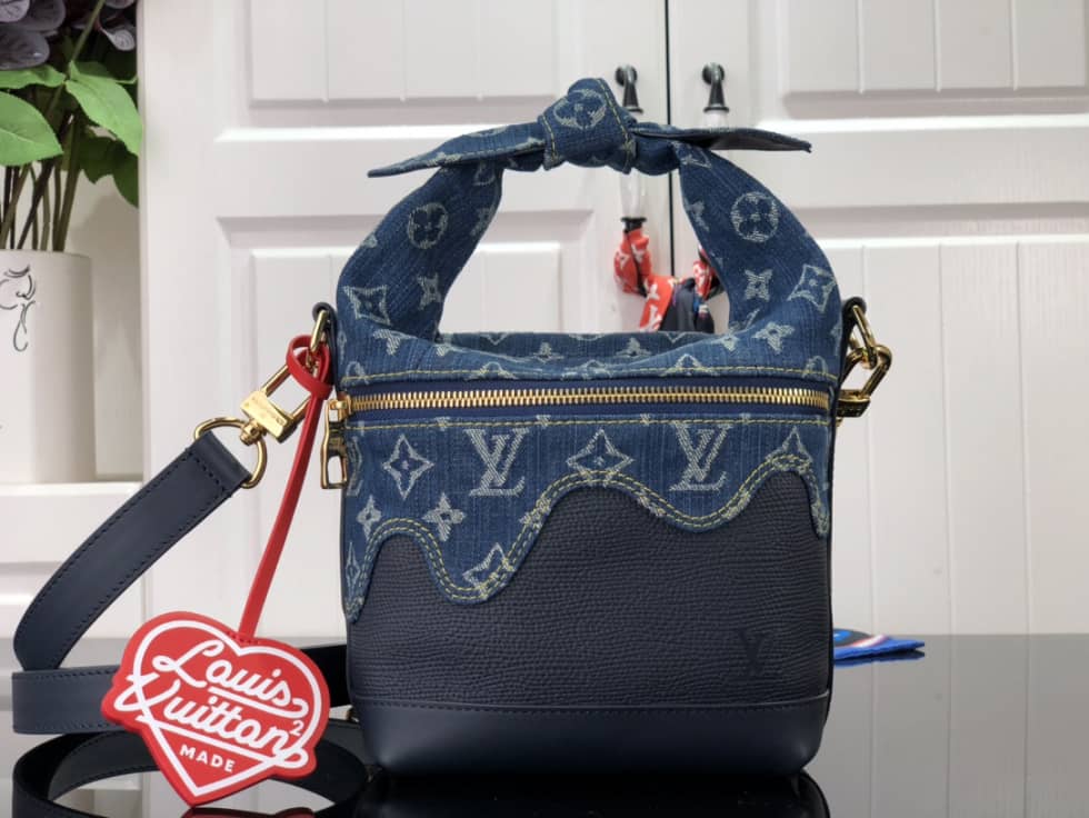 Best Replica Louis Vuitton Monogram Denim Japanese Cruiser M45970 Replica Hobo - Colareps