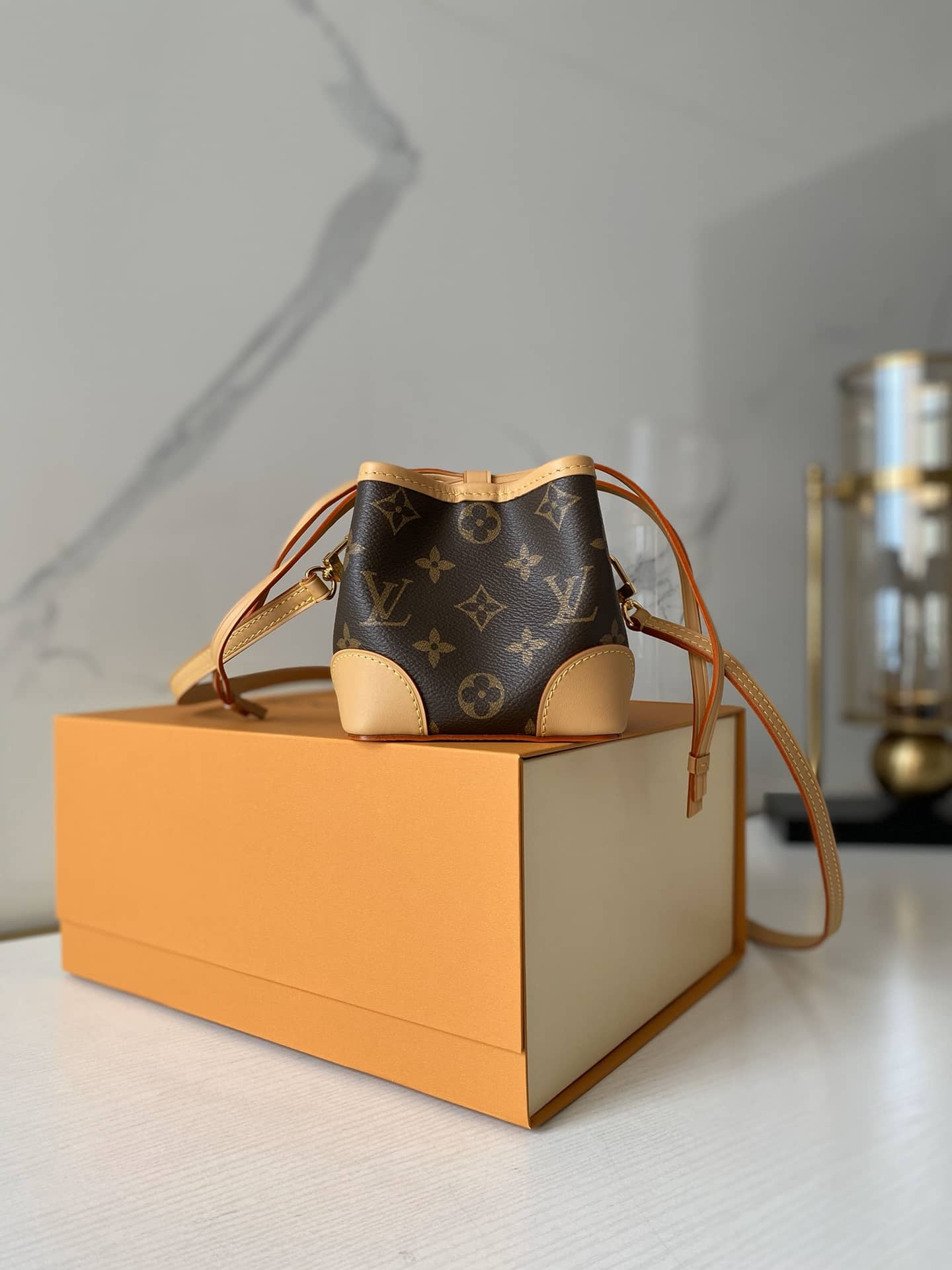 Best Replica Louis Vuitton Monogram Coated Canvas Replica Crossbody Bag Brown M57099 - Colareps