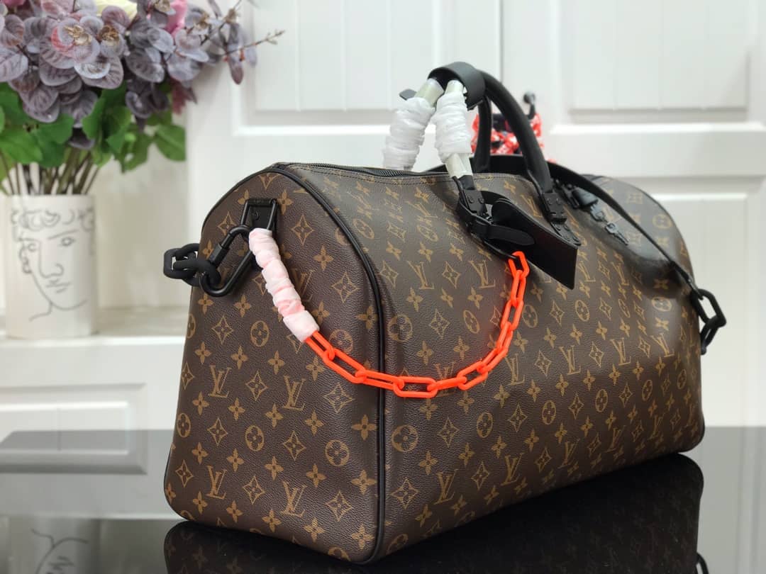 Best Replica Louis Vuitton Keepall Bandouliere 50 Monogram Solar Ray Canvas Replica Bag M44471 - Colareps