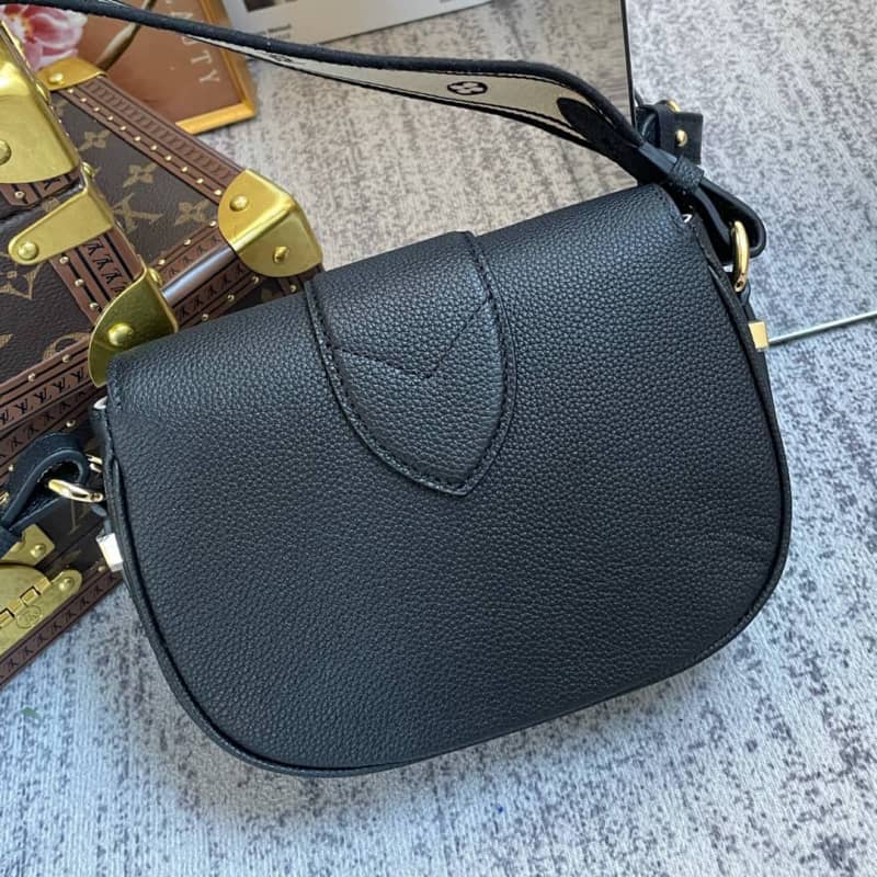 Best Replica Louis Vuitton Pont 9 Soft PM Replica Bag Black M58727 - Colareps