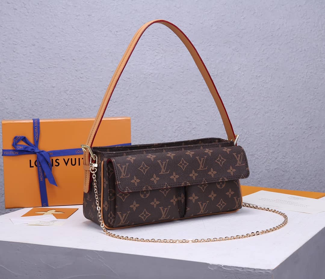Best Replica Louis Vuitton Viva Cite MM Monogram Replica Shoulder Bag M51164 - Colareps