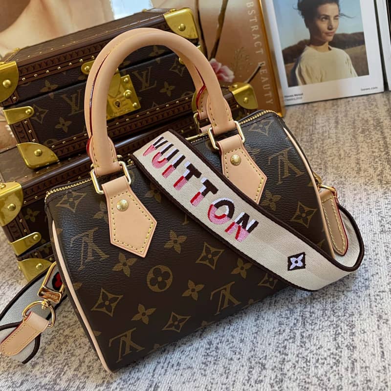 Best Replica Louis Vuitton Monogram Canvas Speedy Bag Replica M41114 - Colareps