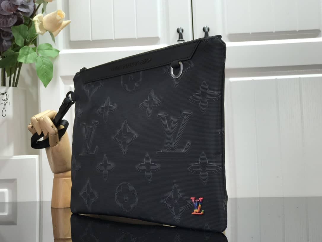 Best Replica Louis Vuitton Monogram 3D 2054 Reversible Replica Pouch M80142 - Colareps