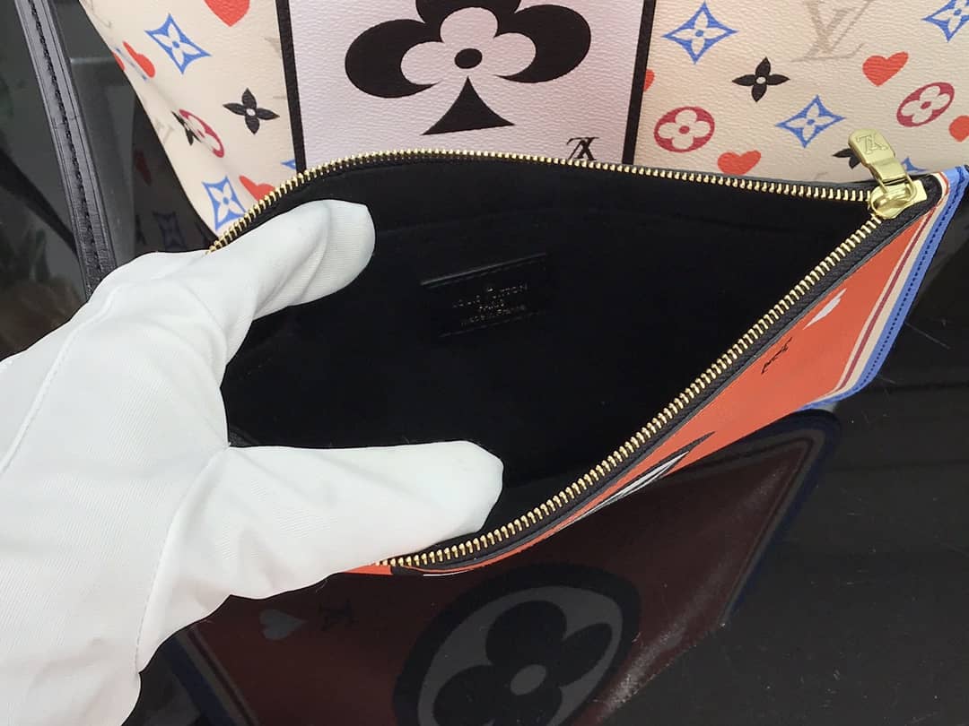 Best Replica Louis Vuitton Game On Neverfull MM Tote Replica White M57462 - Colareps