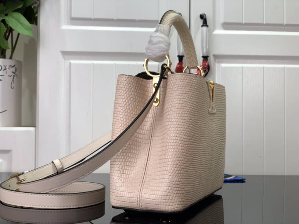 Best Replica Louis Vuitton Capucines BB Collection Pink N98093 Replica Shoulder Bag - Colareps