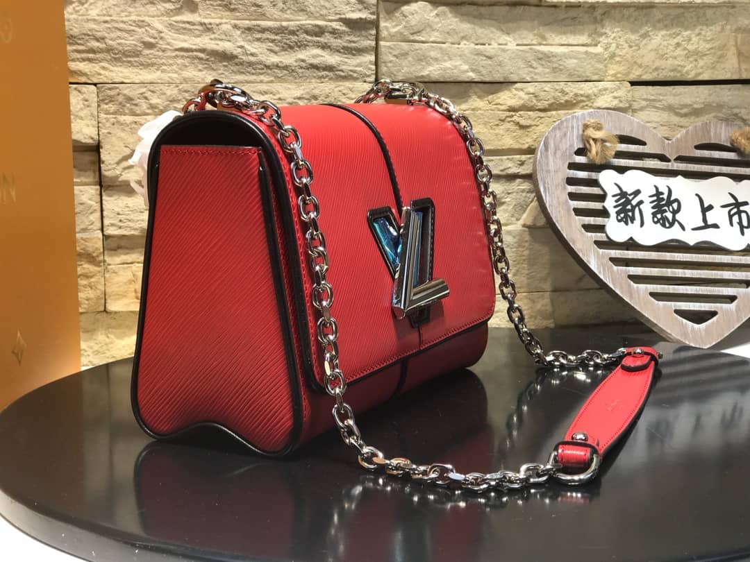 Best Replica Louis Vuitton Replica Bags Twist PM Epi Leather Replicas Handbag Red - Colareps