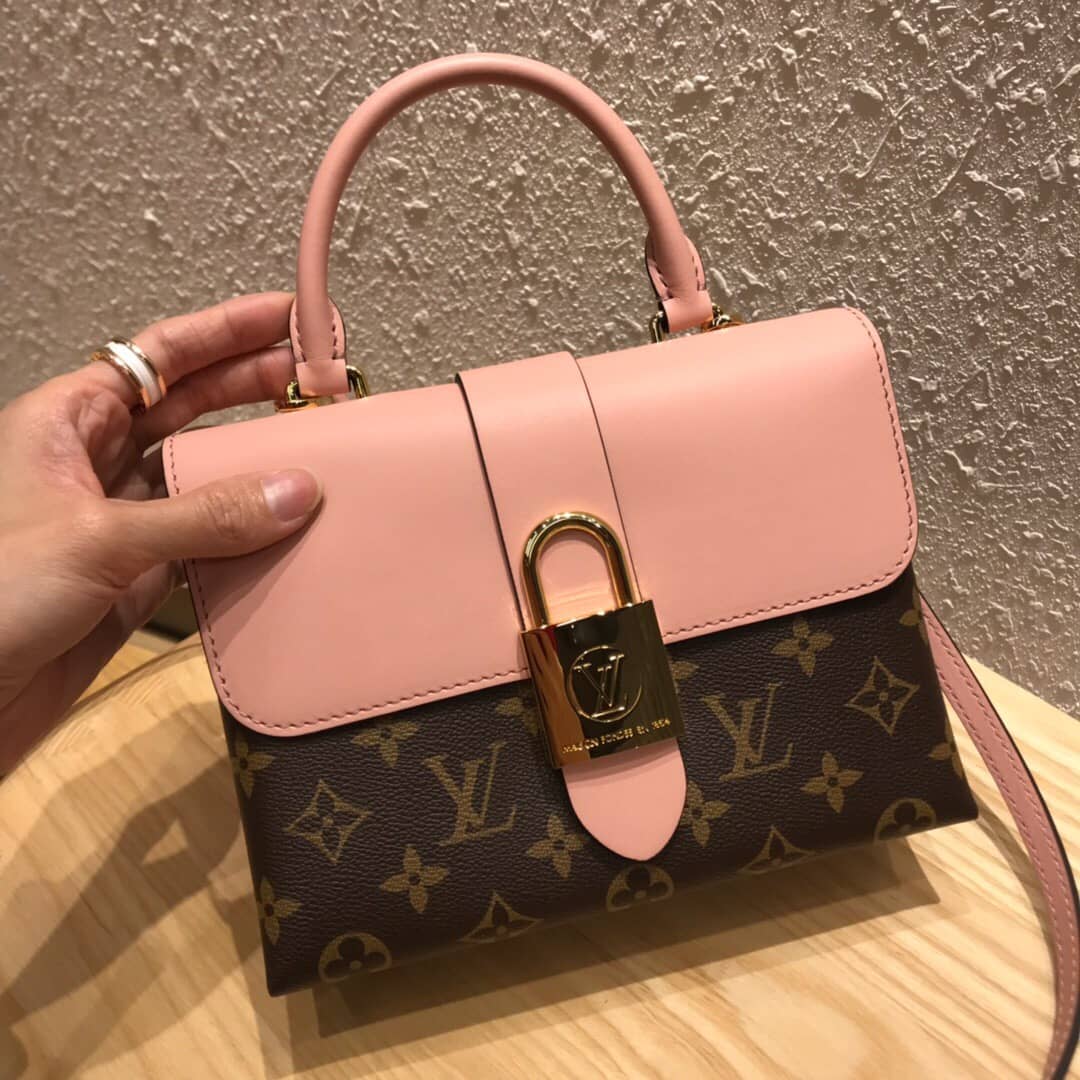 Best Replica Louis Vuitton Monogram Canvas Locky BB Bag Replica Pink M44321 - Colareps