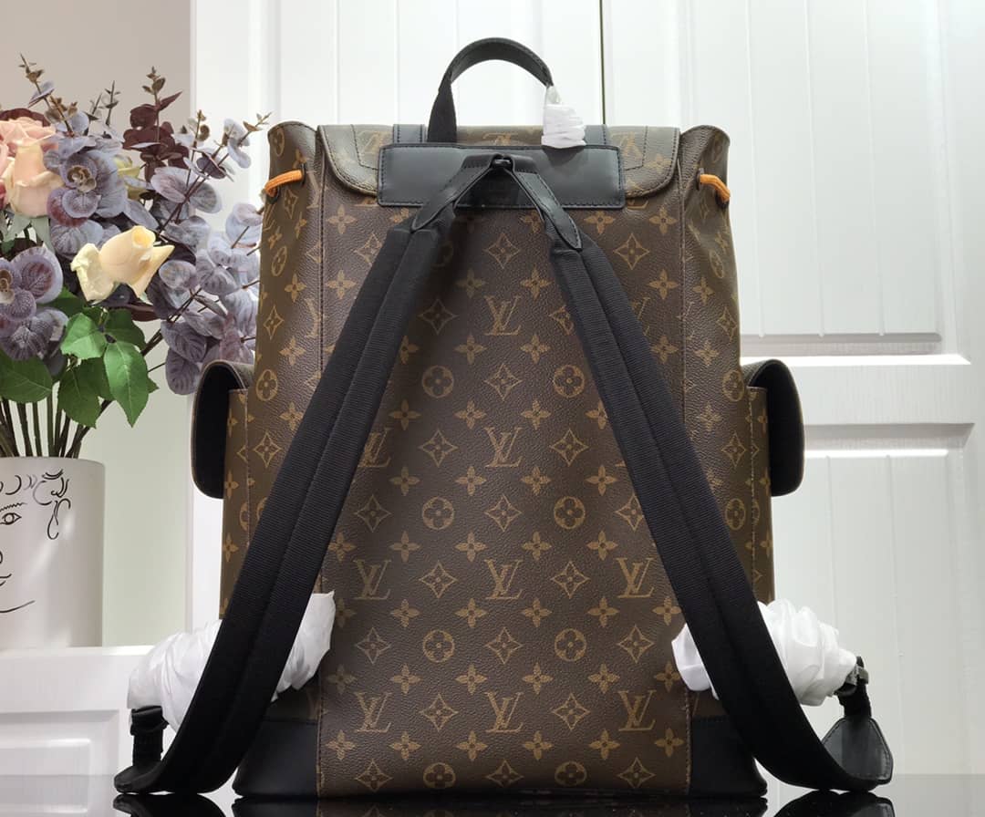 Best Replica Louis Vuitton Christopher PM Monogram Macassar Canvas Leather Replica Backpack M43735 - Colareps