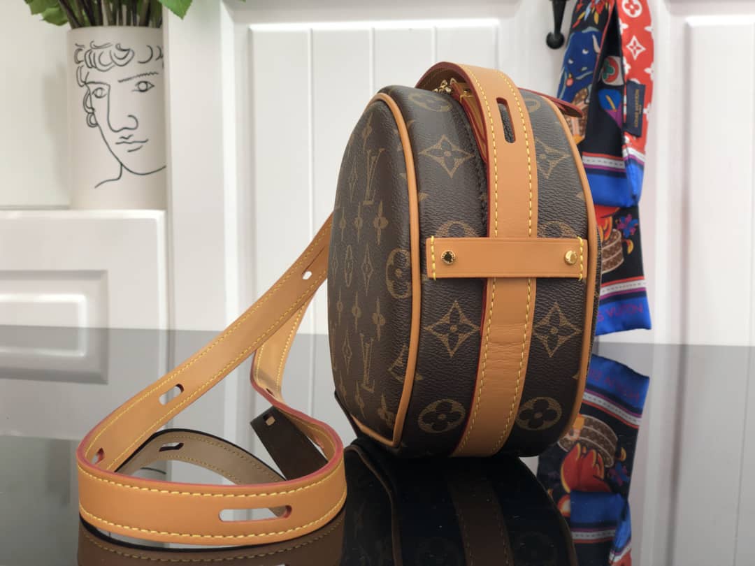 Best Replica Louis Vuitton Monogram Boite Chapeau Souple PM Replica Crossbody Bag Brown M45149 - Colareps