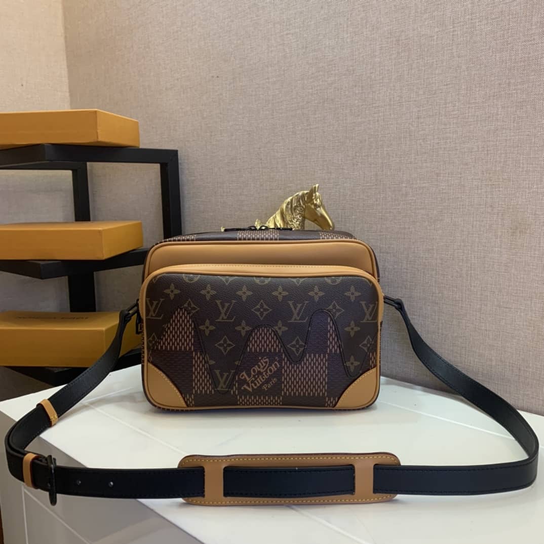 Best Replica Louis Vuitton x Nigo Giant Monogram Messenger Replica Bag M44757 - Colareps