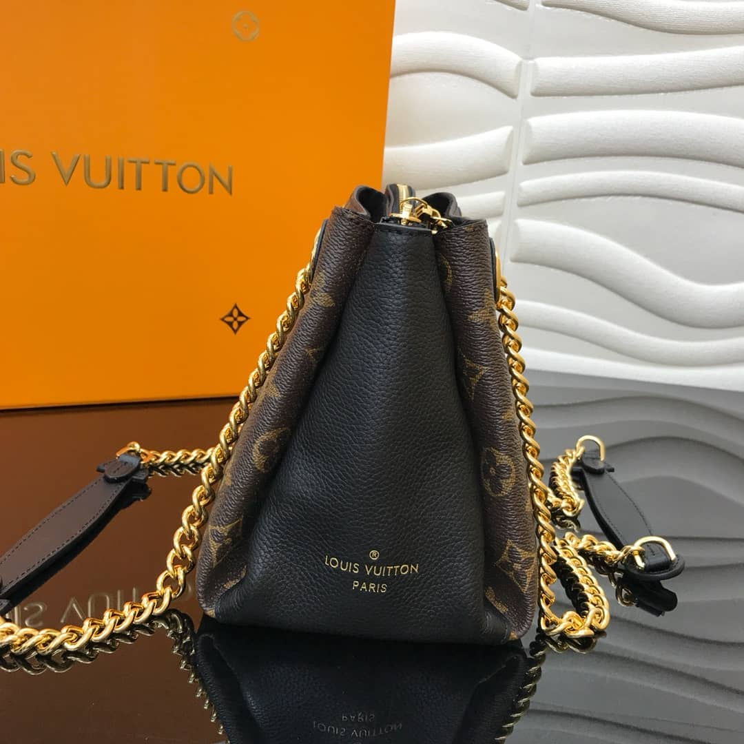 Best Replica Louis Vuitton Surene BB Chain Shoulder Bag Replica Black M43775 - Colareps