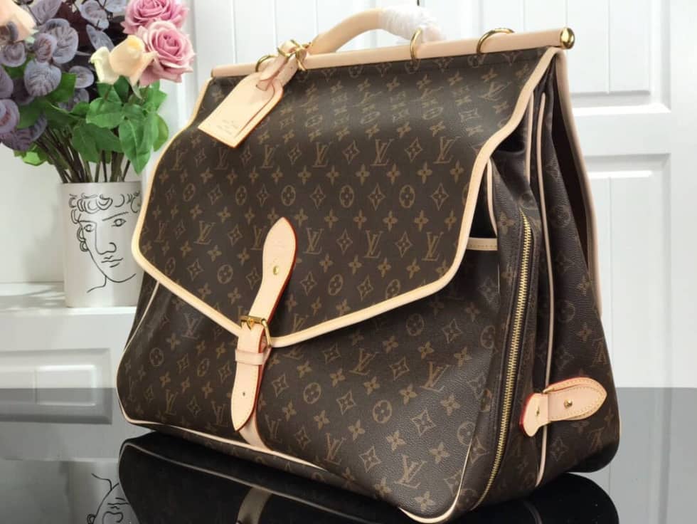 Best Replica Louis Vuitton Monogram Canvas Hunting Bag Brown M41140 Replica - Colareps