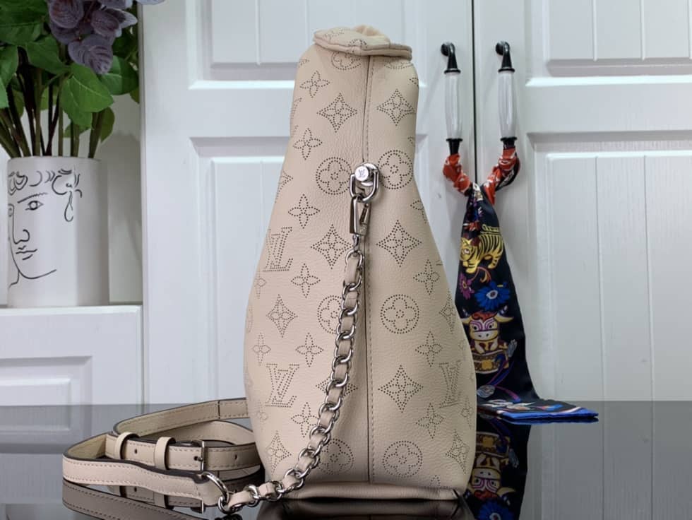 Best Replica Louis Vuitton Why Knot MM Mahina Cream M20700 Replica Hobo - Colareps