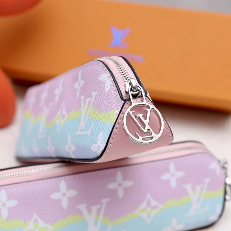 Best Replica Louis Vuitton Pencil Pouch Elizabeth Monogram Canvas Replica Blue GI0009 - Colareps