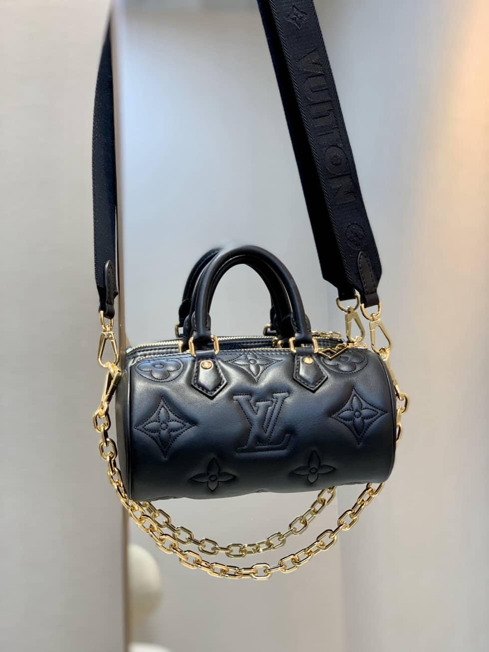 Best Replica Louis Vuitton Papillon BB Black M59800 Replica Shoulder Bag - Colareps