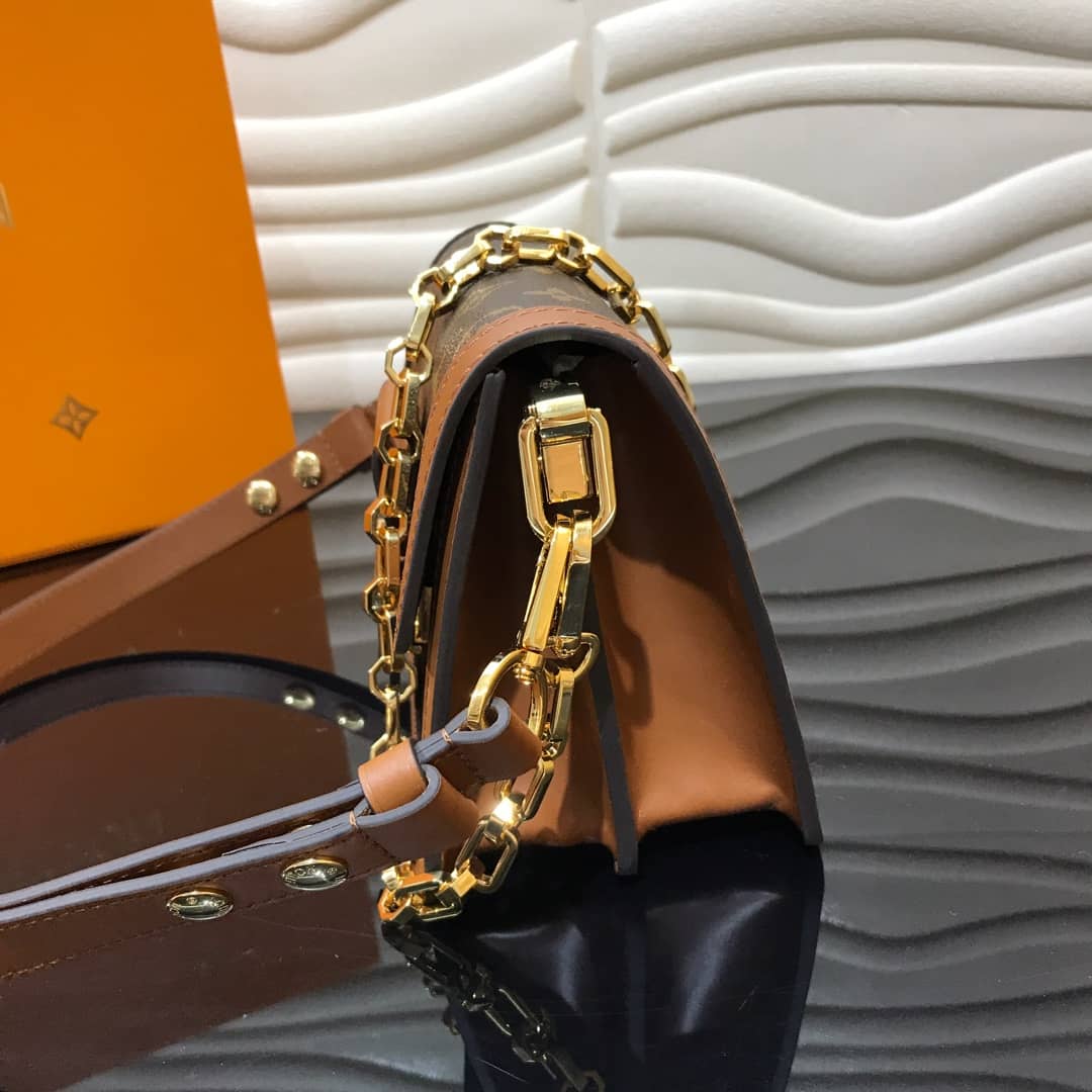 Best Replica Louis Vuitton Reverse Monogram Dauphine MM M45958 Shoulder Bag Replica - Colareps