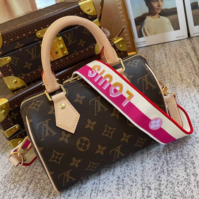 Best Replica Louis Vuitton Monogram Canvas Speedy Bag Replica M41114 - Colareps