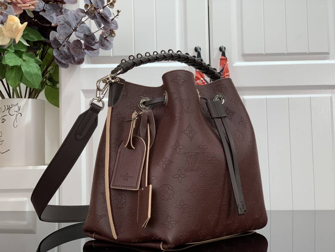 Best Replica Louis Vuitton Mahina Muria Replica Handbag Purple M55801 - Colareps