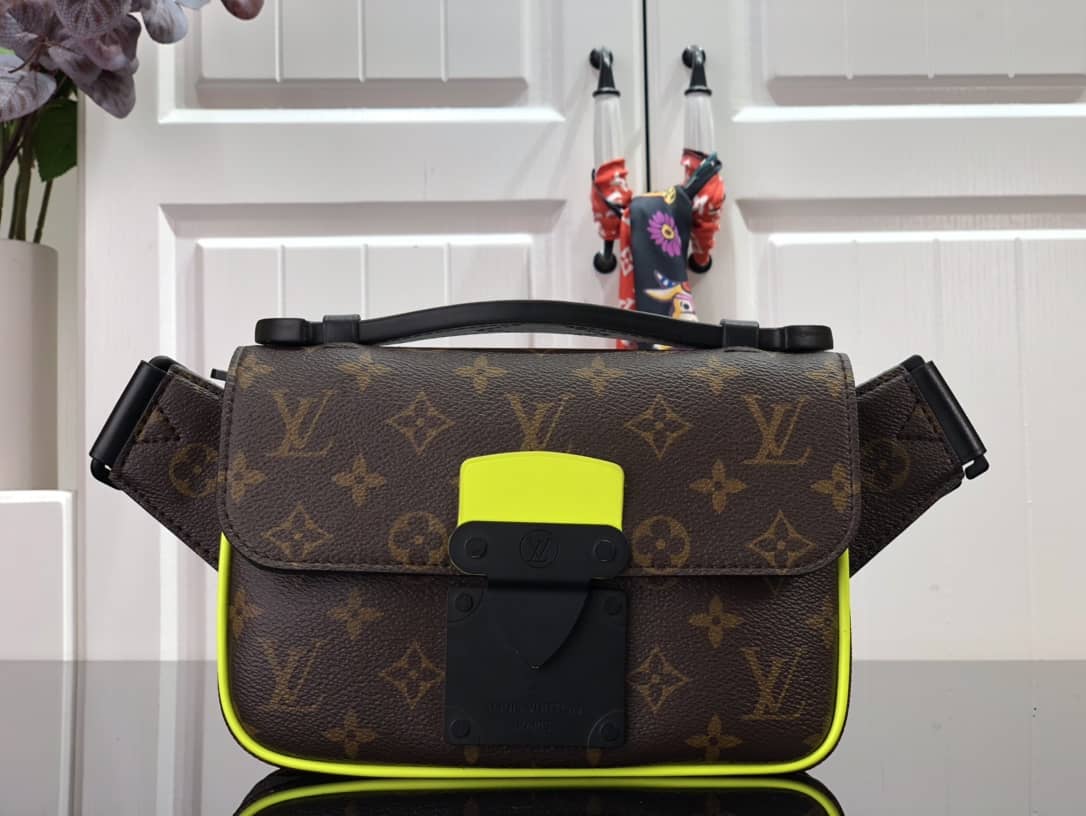 Best Replica Louis Vuitton S Lock Replica Sling Bag Yellow M45807 - Colareps